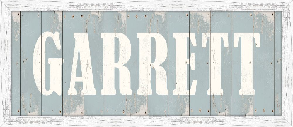 Garrett - Blue Sign