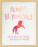 Always Be Yourself
