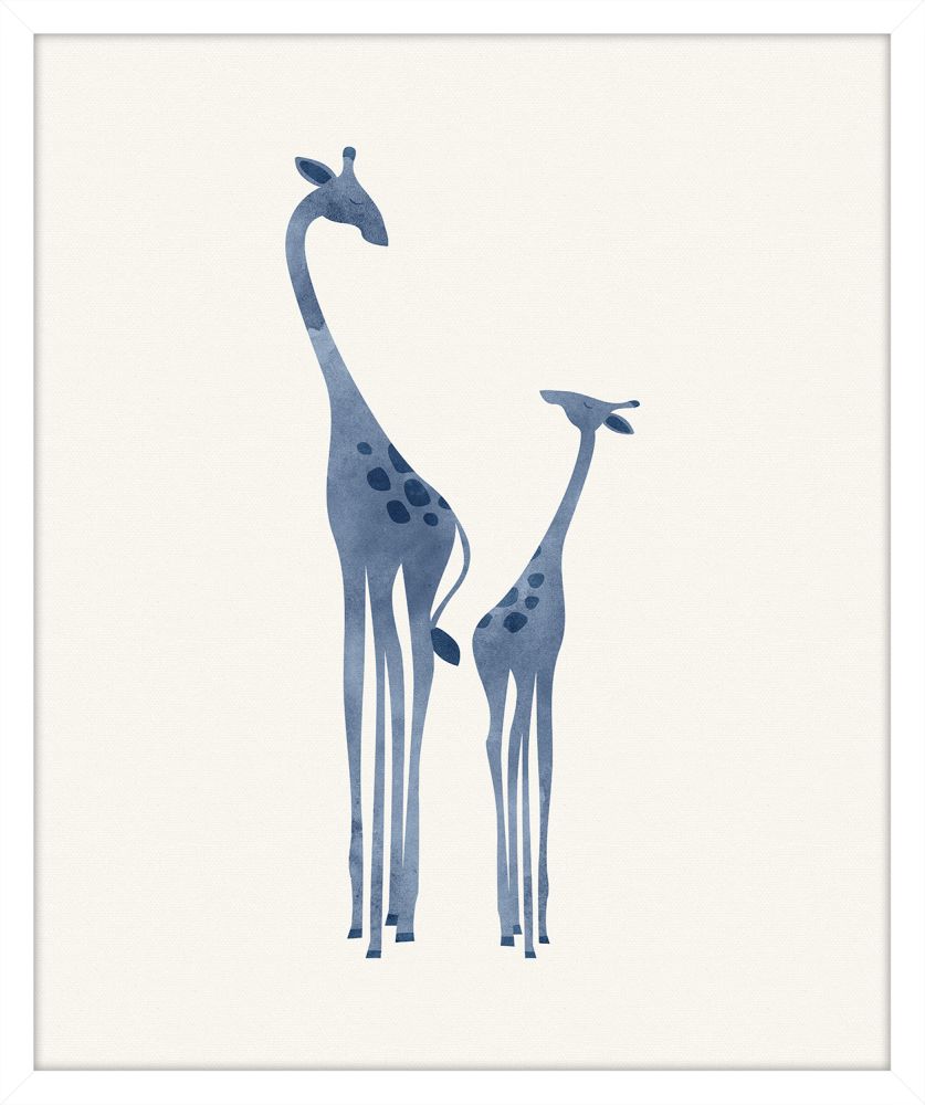 Giraffe and Baby