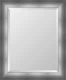 3 1/4" Chrome Silver Resin Frame Mirror
