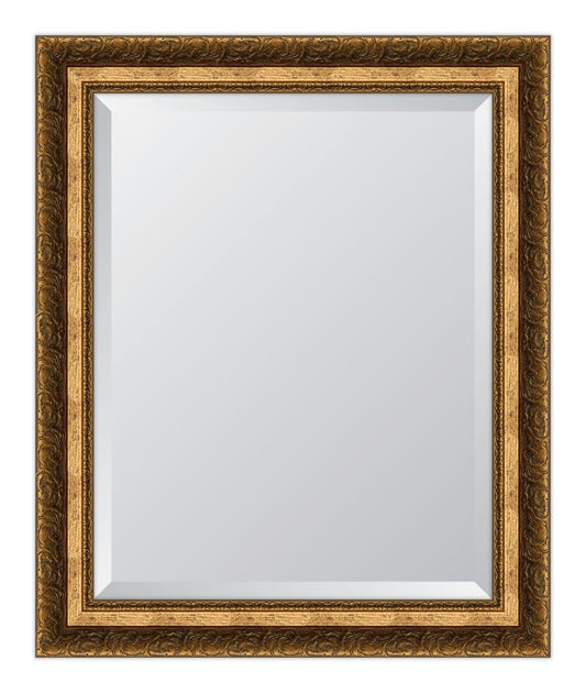 3 1/4" Ornate Gold Resin Frame Mirror