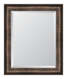 3 1/2" Gold Oxido Resin Frame Mirror