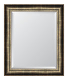 3 1/2" Silver Oxido Resin Frame Mirror