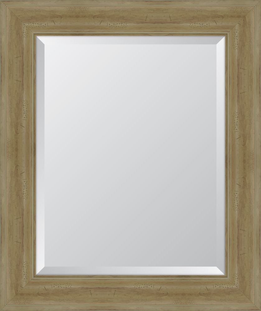 4 1/4" Natural English Pine Resin Frame Mirror
