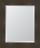 4 1/4" Espresso Scoop Montalcino Resin Frame Mirror
