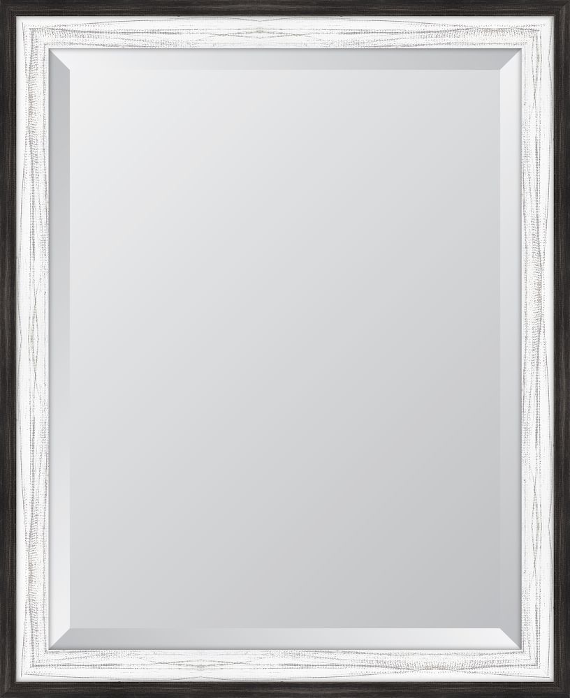 Charcoal and White Mirror