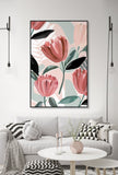 Dreamy Petals I Canvas