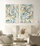Blue Tangle II Canvas