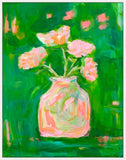 Happy Green on Canvas