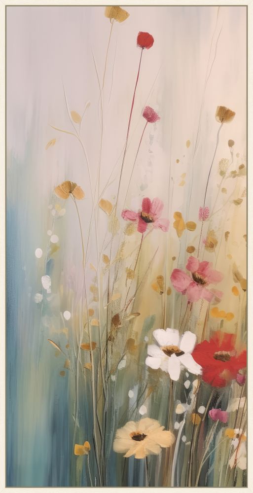 Tranquil Meadow III on Canvas