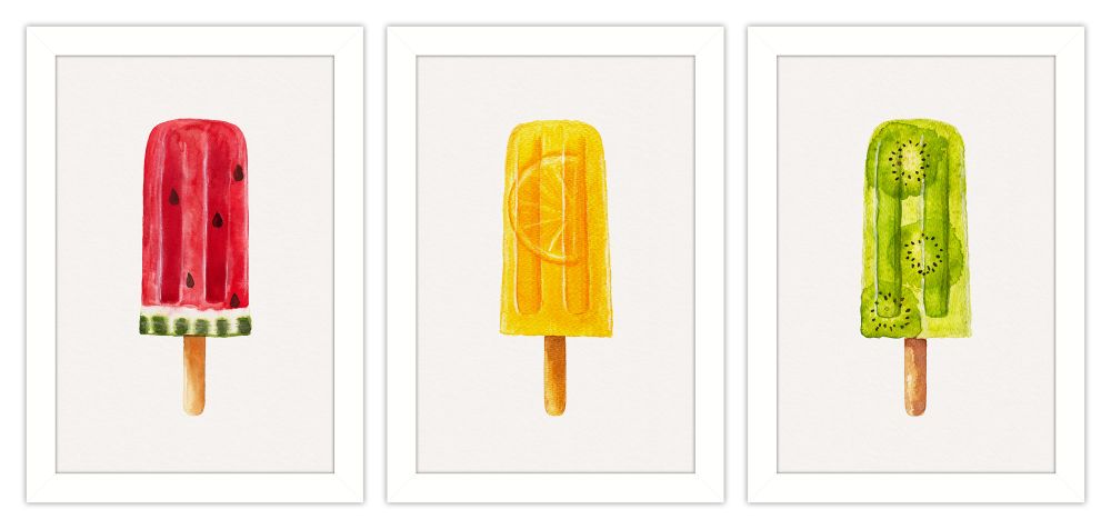 Fruit Pops, Set of 3