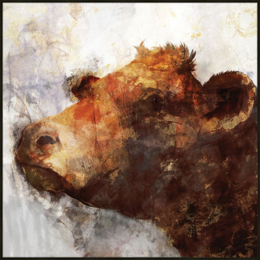 Cow Splash Canvas