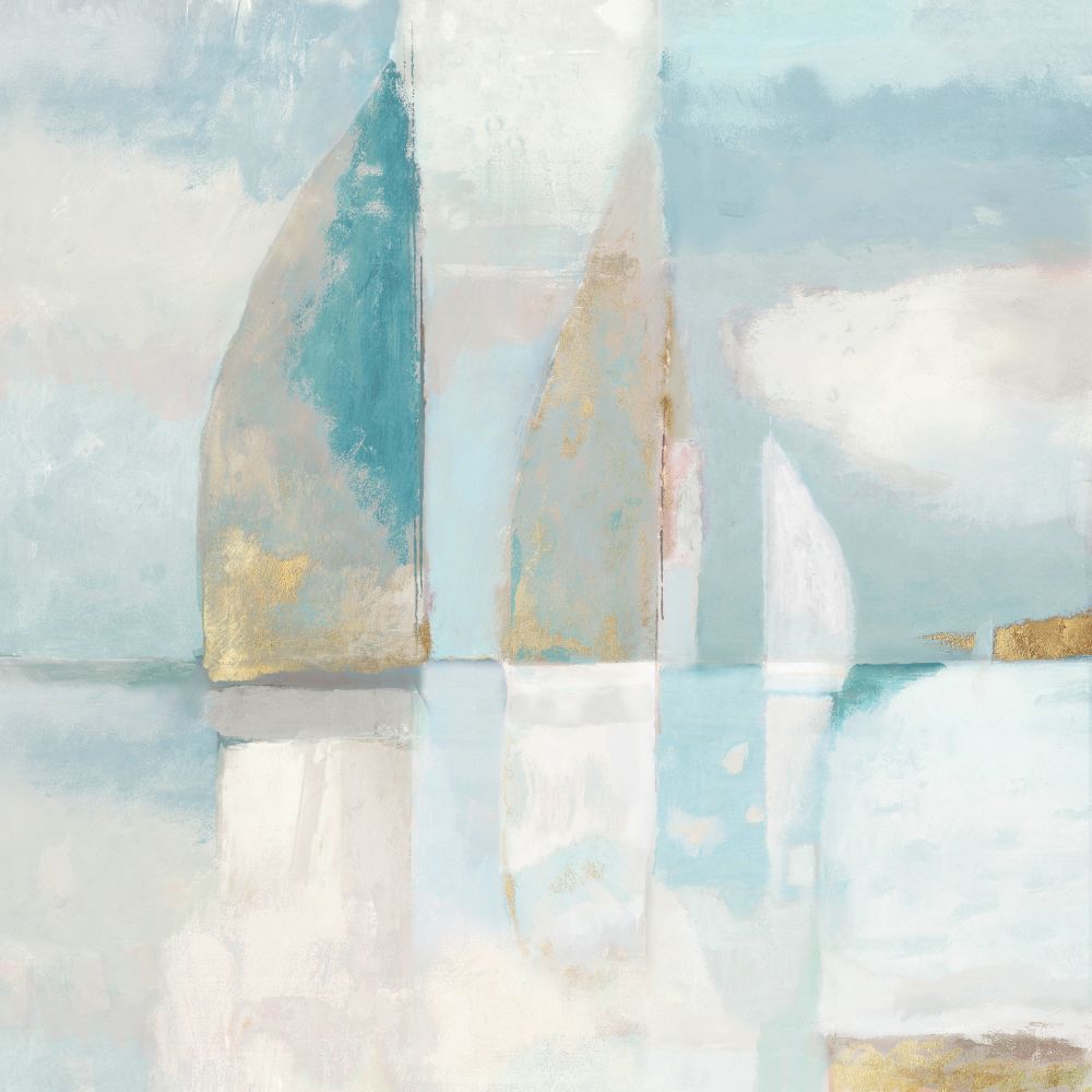 Blue Sails II Boxed Canvas