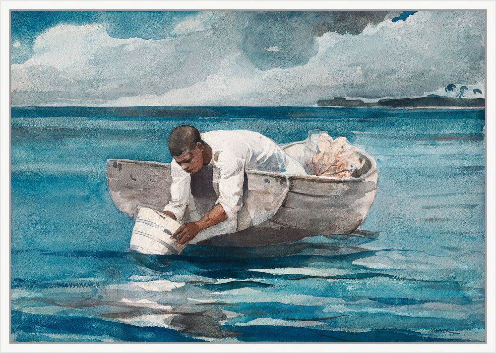 The Water Fan on Canvas