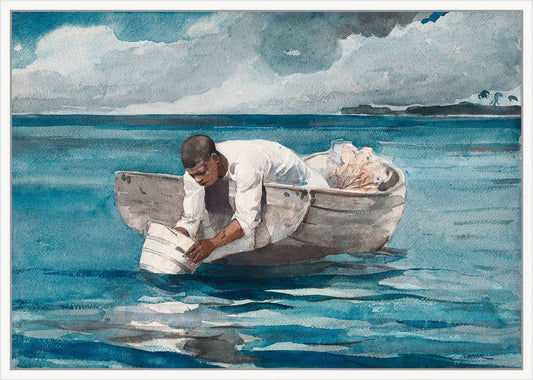 The Water Fan on Canvas