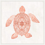 Asian Turtle Coral on White II