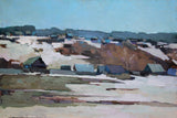 Sleepy Village Boxed Canvas