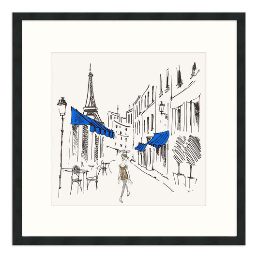 BY THE CAFE IN GAY PARIS II