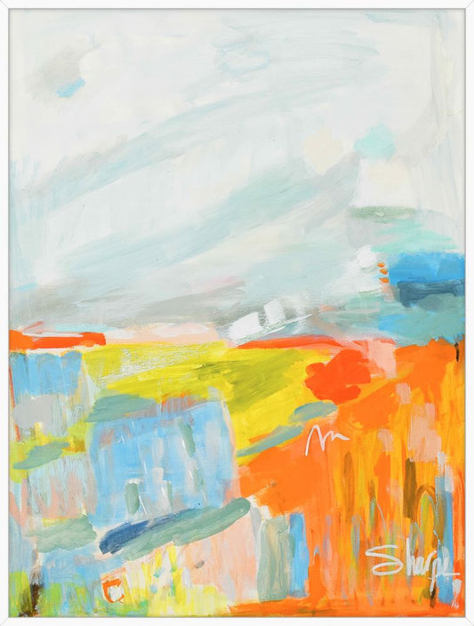 Drive in the French Countryside on Canvas