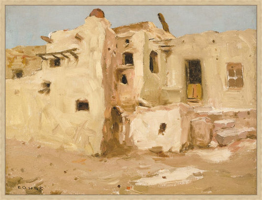 Walpi Pueblo (1903). Eanger irving Couse on Canvas