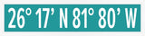 Naples Coordinates  in Horizon blue