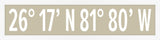 Naples Coordinates  in Moth