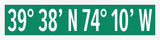 Long Beach Island Coordinates  in Mint