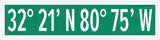 Hilton Head  Coordinates in Mint