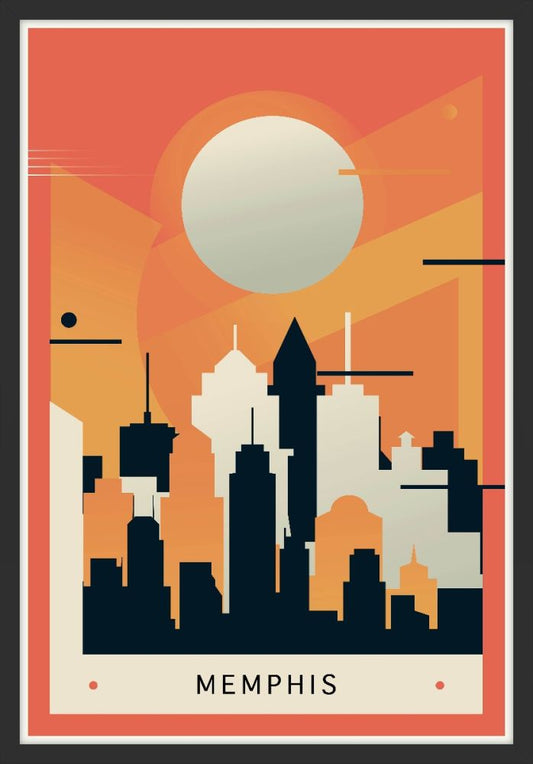 Memphis City Sunset