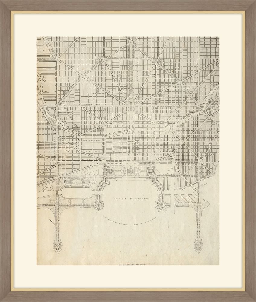 Plan of Chicago 1909, Yacht Harbor