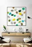 Scattered Cool Canvas