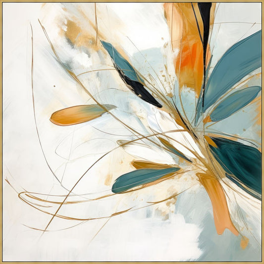 Blossom Abstract Dance I on Canvas