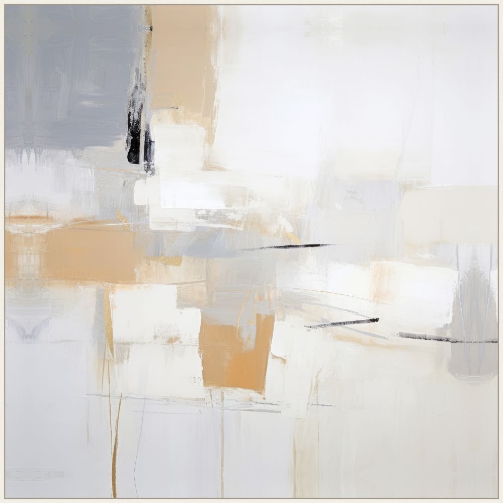 Yellow Abstract Visionaries II Grande on Canvas