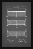 Tennis Net Patent - Grey
