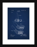 Golf Club Patent - Blue Small