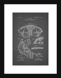 Football Jacket Patent - Grey Small