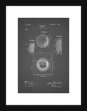 Golf Ball Patent - Grey Small