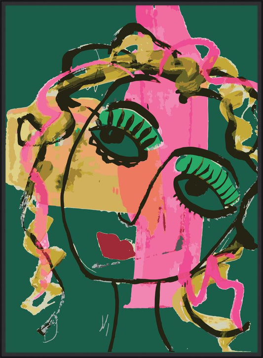 Glance II In Green