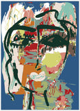 GLANCE I IN BLUE on Canvas