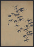 Asian leaves Silhouettes at the edge of light I