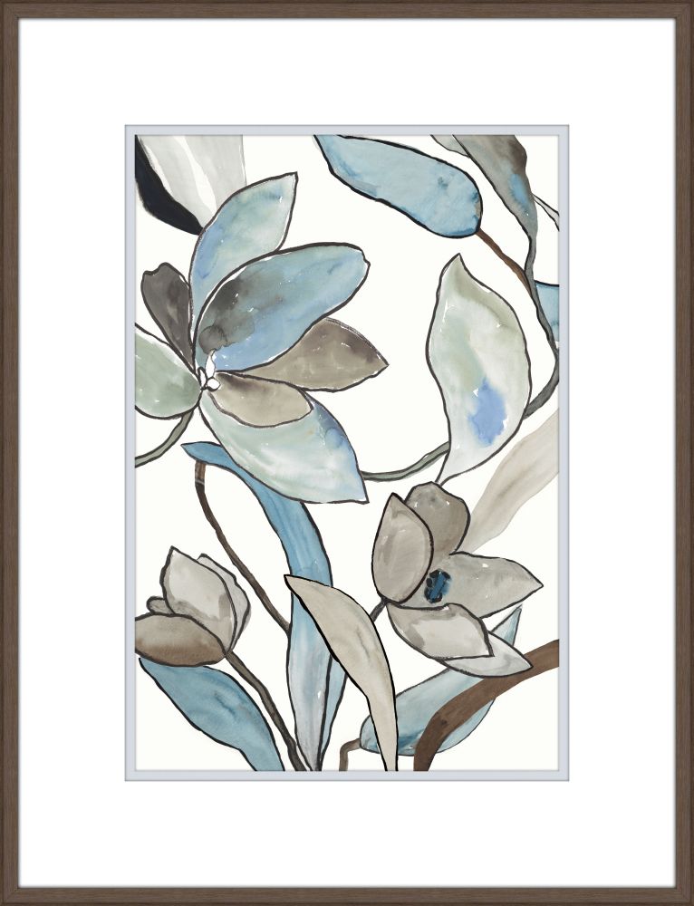 Blooming Blue Florals II