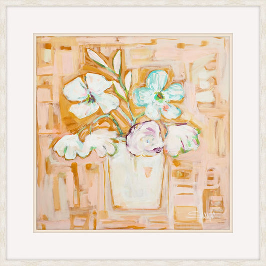 Cream Flower Pot