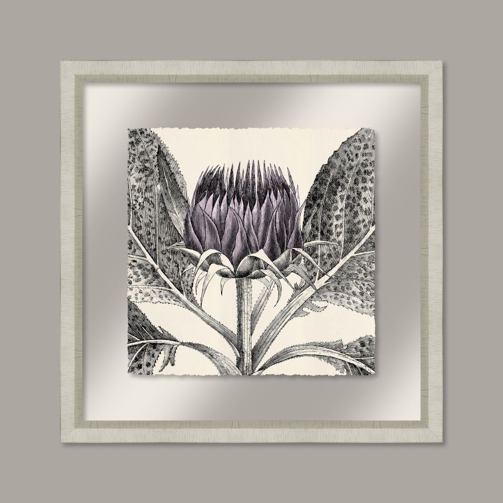 Arctium in Pale Lilac and Silver II