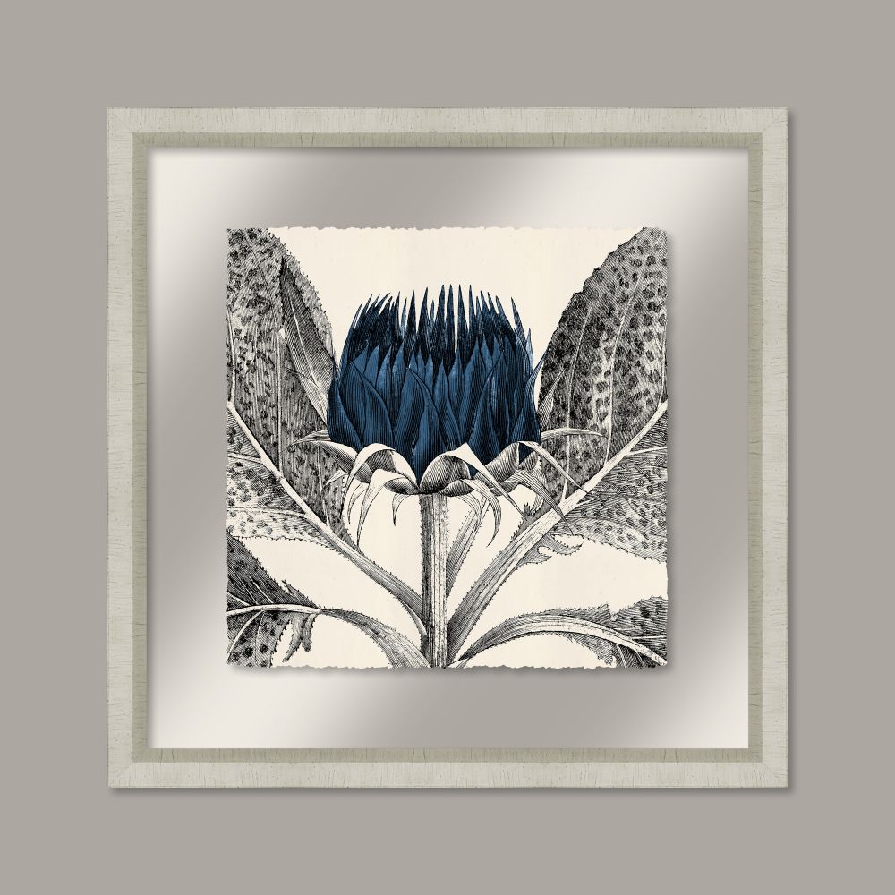 Arctium in Navy and Silver II