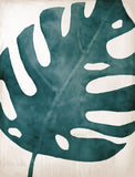 Teal Palm II Boxed Canvas