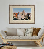 Two Saddle Horses I