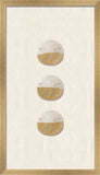 Gold-Dipped Sand Dollar on White Linen