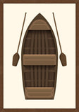 Rowboat in umber