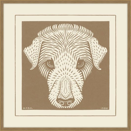 Beau the Dog in Café Au Lait