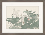 Flowers in art,ﾊBirds III